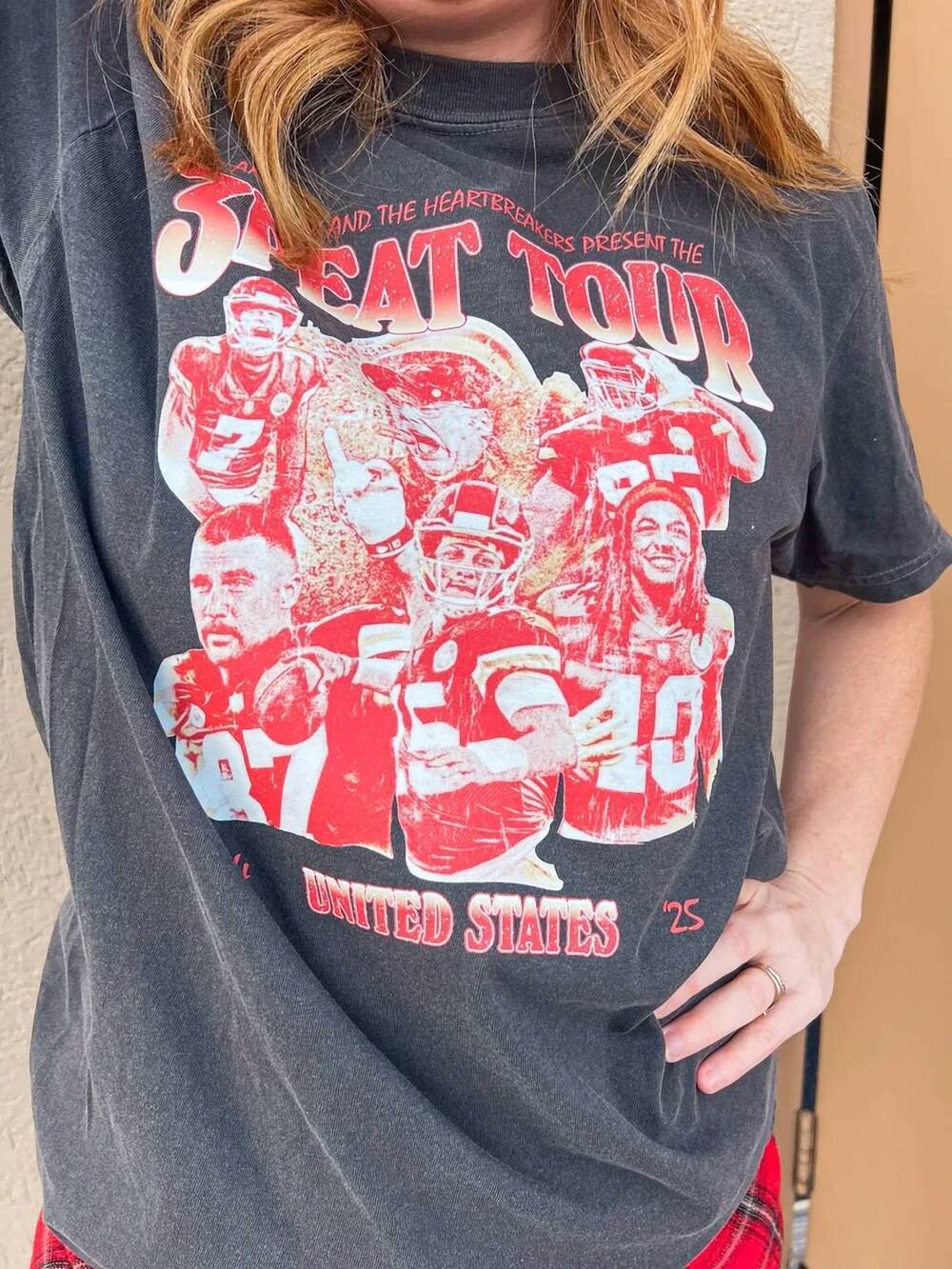 NEW SOUTHERN DARLIN' three-peat tour kansas city tee in black